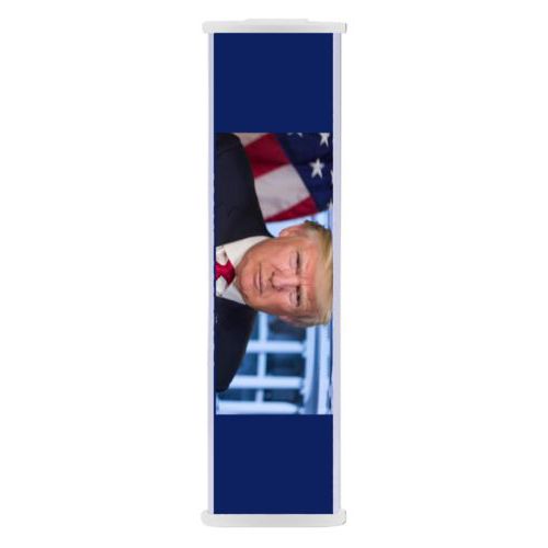 Battery backup phone charger personalized with Trump photo with "Make America Great Again" design