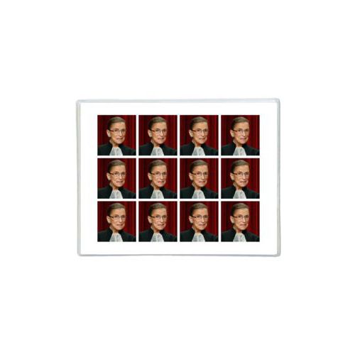 Note cards personalized with Ruth Bader Ginsburg photo design