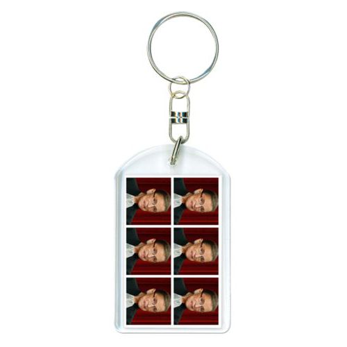 Custom keychain personalized with Ruth Bader Ginsburg photo design