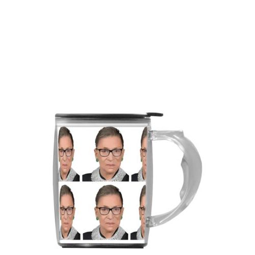 Custom mug with handle personalized with a photo