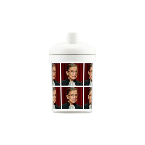 Personalized toddler cup personalized with Ruth Bader Ginsburg photo design