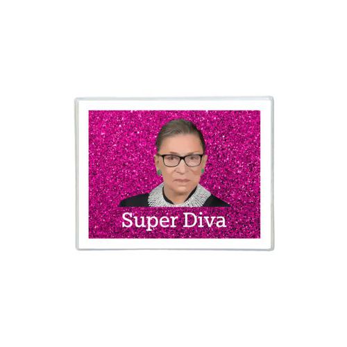 Note cards personalized with Ruth Bader Ginsburg drawing and "Super Diva" design