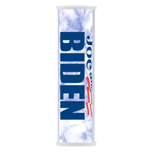 Personalized portable phone charger personalized with "Joe Biden President 2020" logo on cloud design