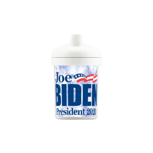 Personalized toddler cup personalized with "Joe Biden President 2020" logo on cloud design