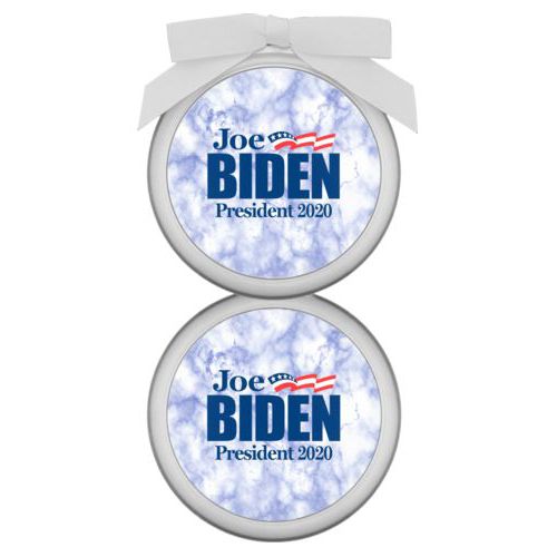 Personalized ornament personalized with "Joe Biden President 2020" logo on cloud design