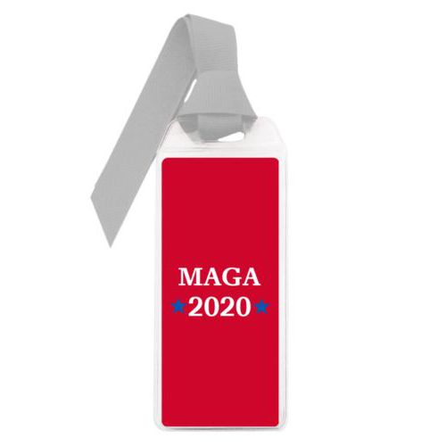 Personalized bookmark personalized with "MAGA 2020" design