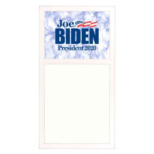 Personalized whiteboard personalized with "Joe Biden President 2020" logo on cloud design