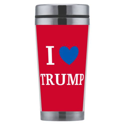 Mug personalized with "I Love TRUMP" design