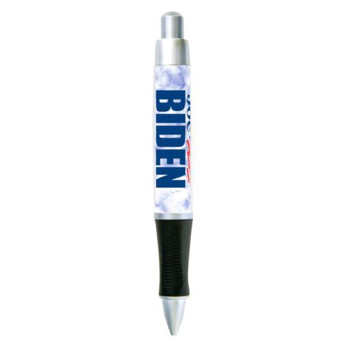 Personalized pen personalized with "Joe Biden President 2020" logo on cloud design