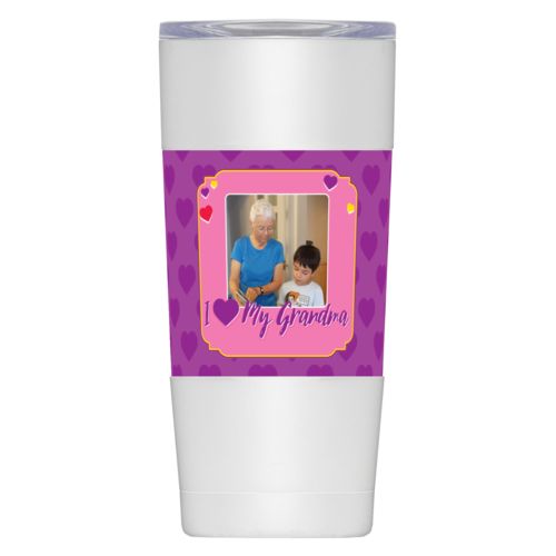 Personalized with "I love my grandma" and a photo