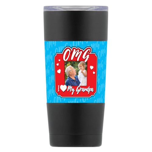 Personalized with "OMG I love my grandpa" and a photo