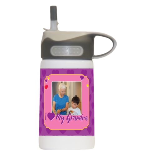 Personalized with "I love my grandma" and a photo