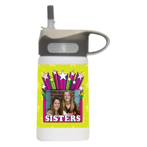 Personalized with "Sisters" and a photo
