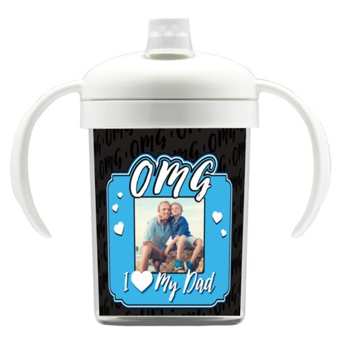 Personalized with "OMG I love my dad" and a photo