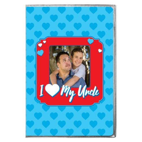 Personalized with "I love my uncle" and a photo
