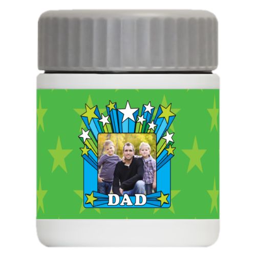 Personalized with "Dad" and a photo