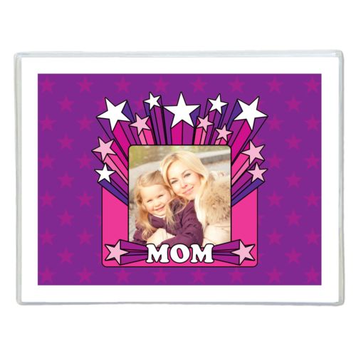 Personalized with "Mom" and a photo