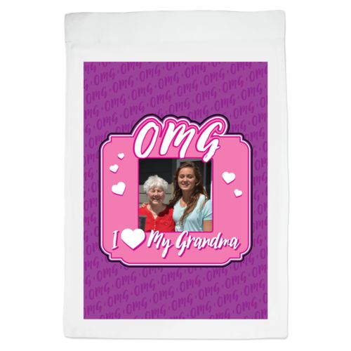 Personalized with "OMG I love my grandma" and a photo