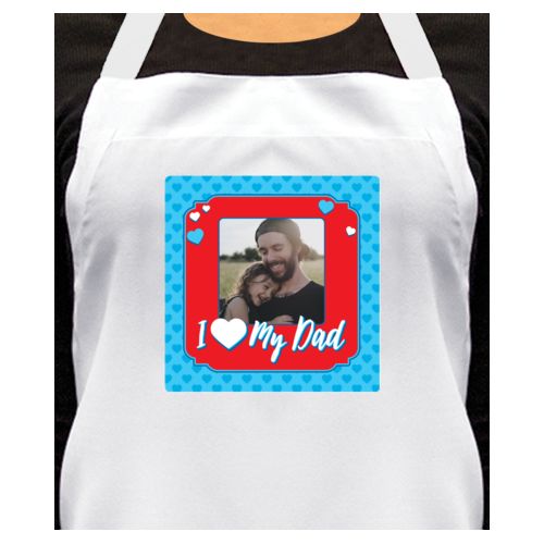 Personalized with "I love my dad" and a photo