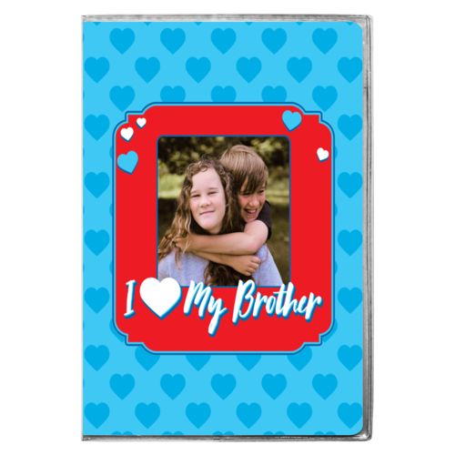 Personalized with "I love my brother" and a photo