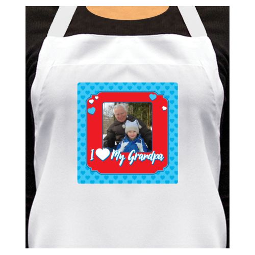 Personalized with "I love my grandpa" and a photo
