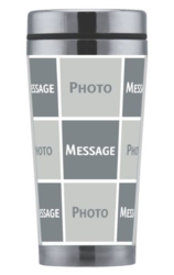 personalized stainless steel travel mugs 12oz personalized with army camo  pattern and the saying Adam