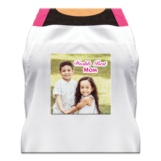 Personalised Best Mom Embroidered Apron